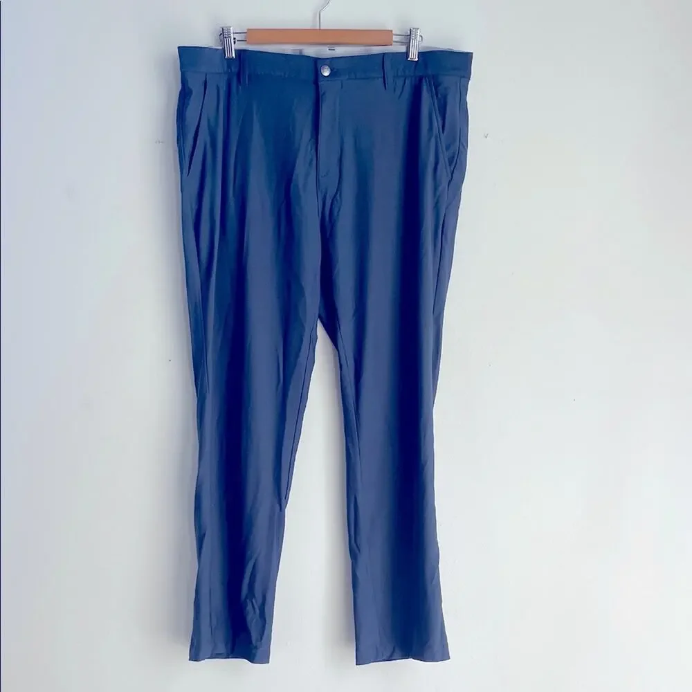 Adidas Performance Stretch golf light weight flat front dress pants sz 38x30